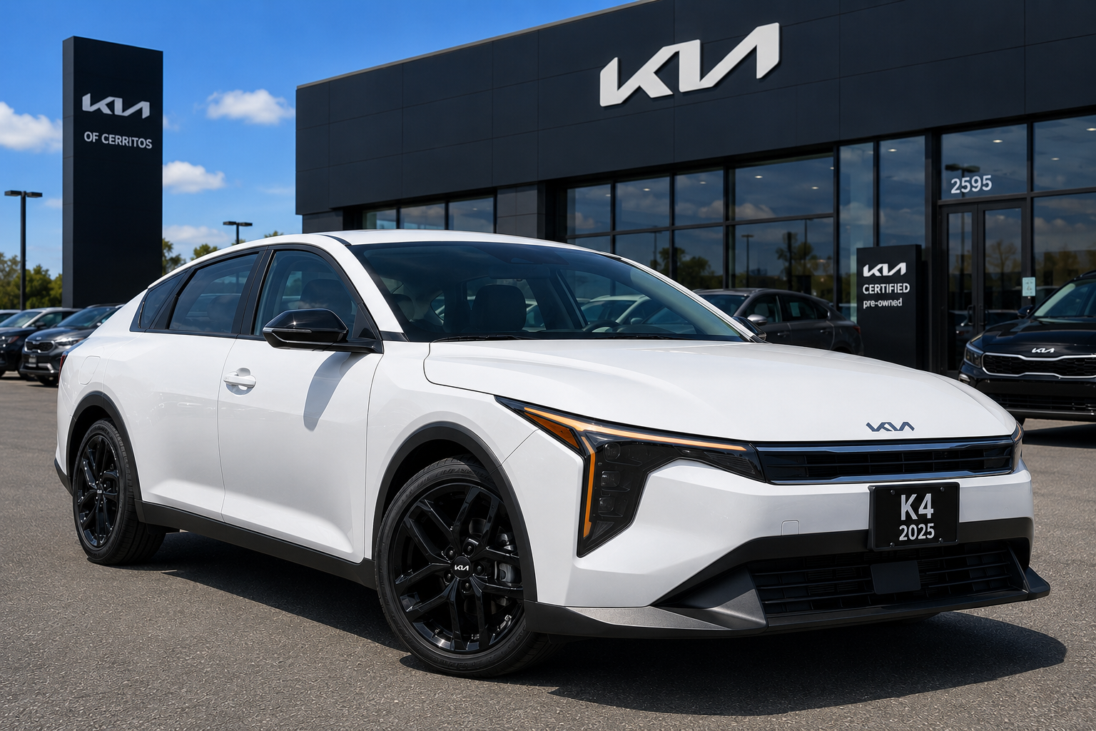 2025 Kia K4 — White